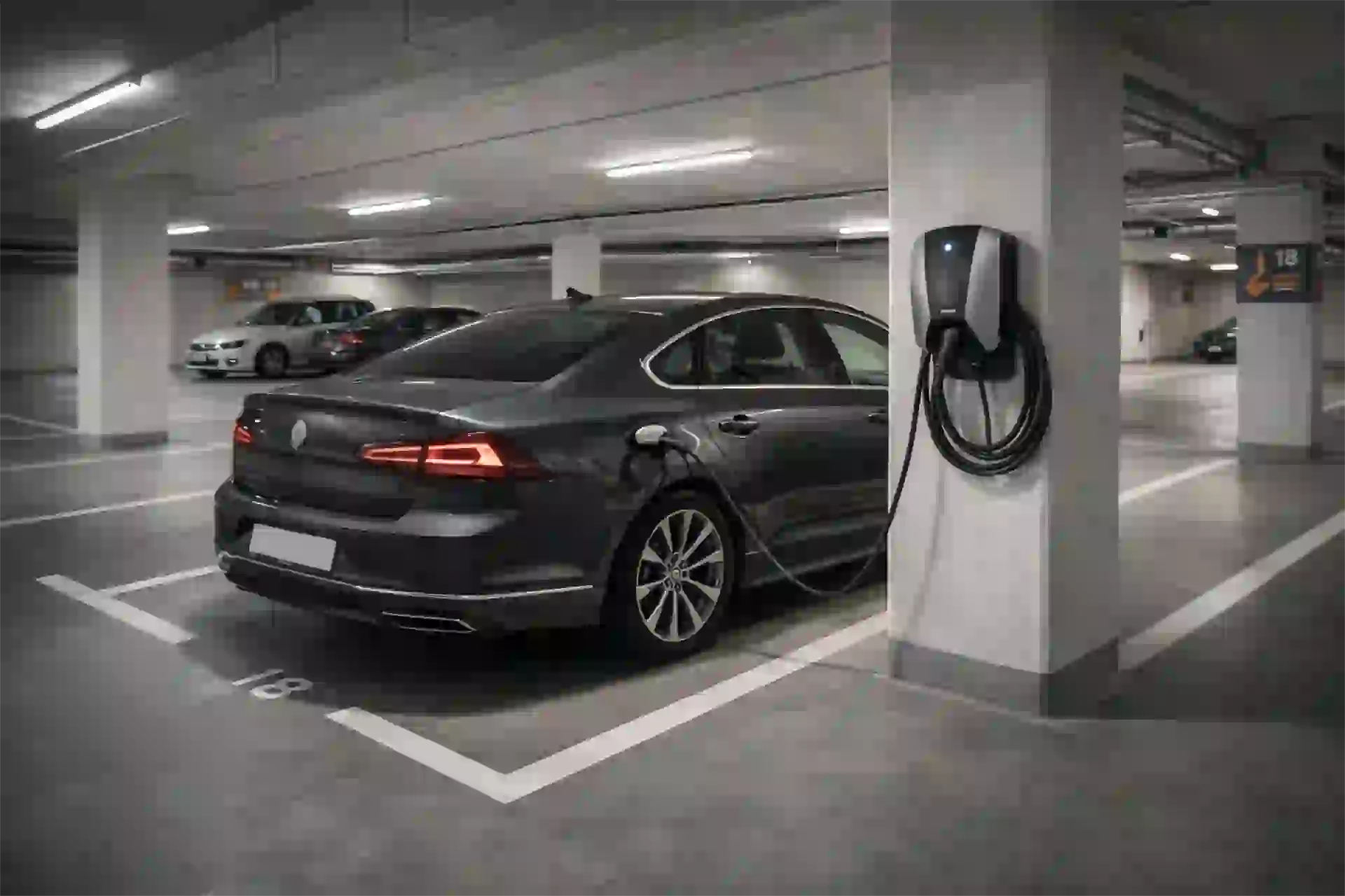 Installation borne de recharge